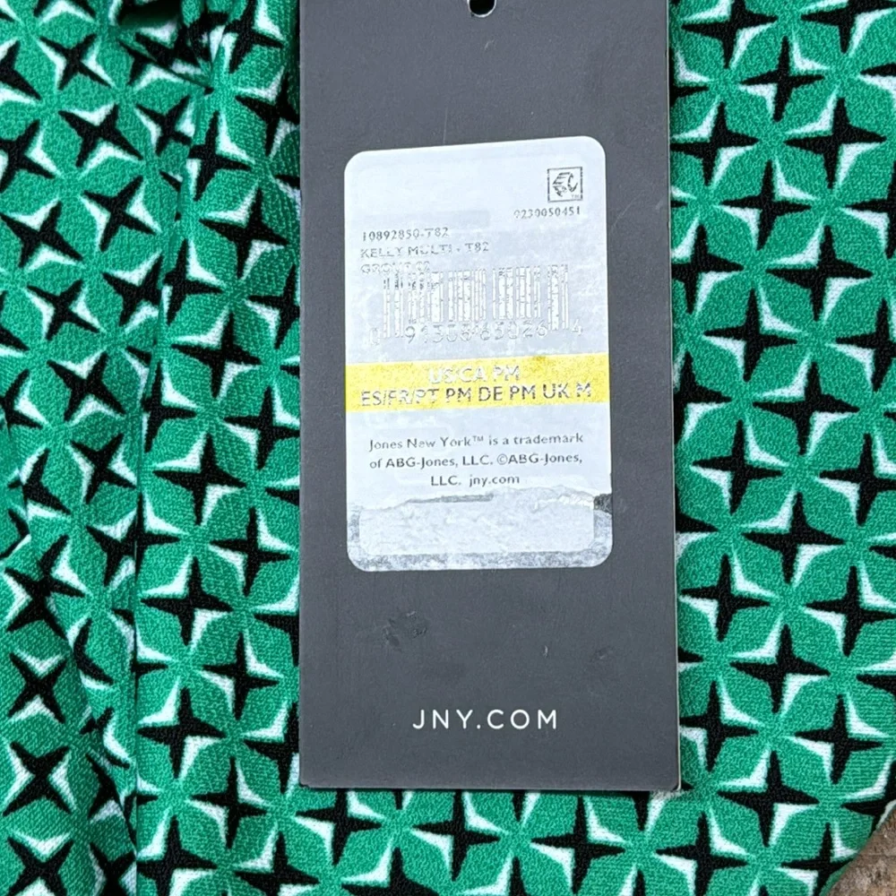 Jones New York 3/4 Sleeve Blouse. PM. NWT - Picture 10 of 10